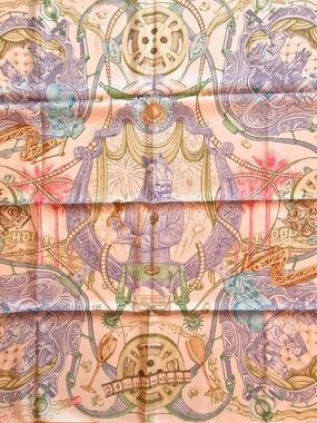 Hermes Carre 90 The Horseawards Scarf Silk